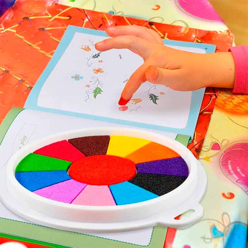 Festőkészlet és könyv gyerekeknek - KIDART