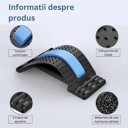 Aparat pentru detensionarea spatelui și coloanei
